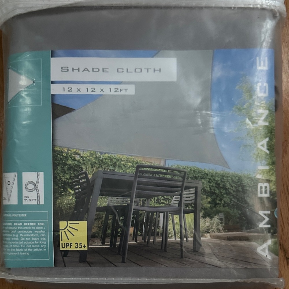 Ambiance Silver Shade Cloth